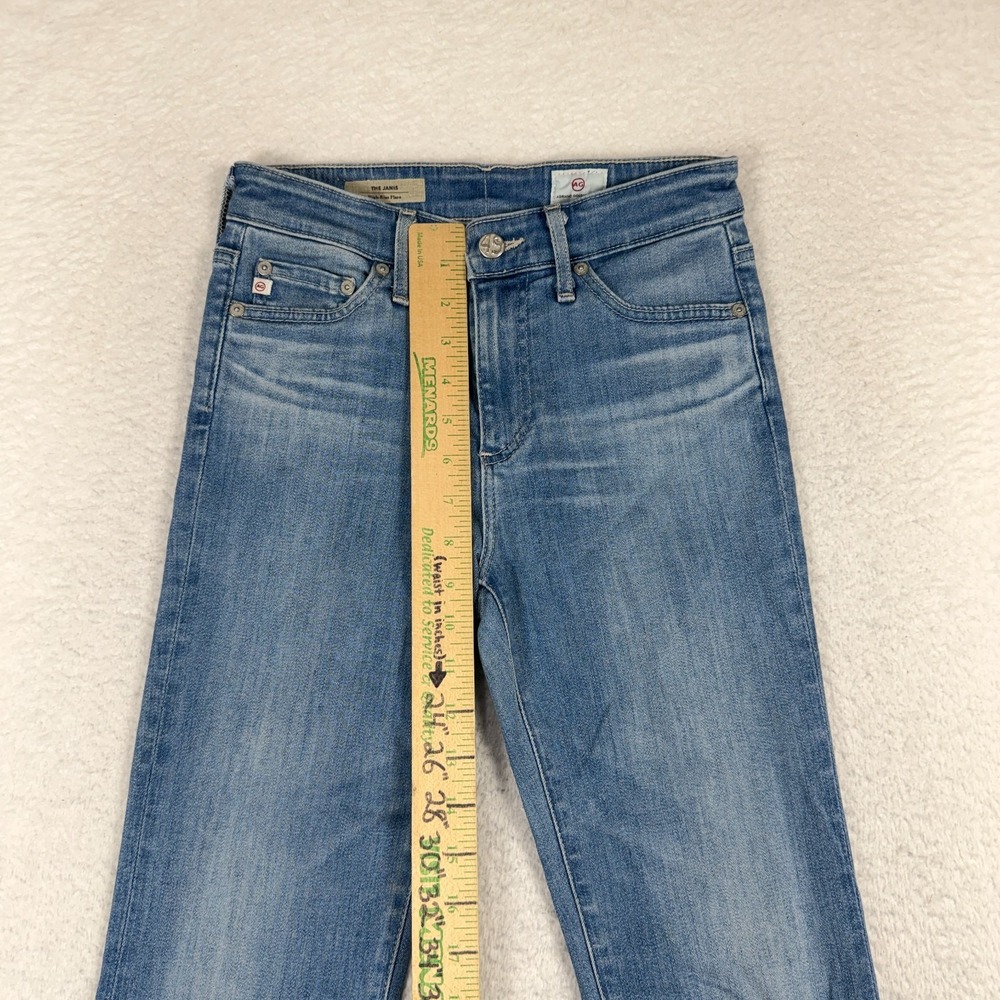 AG Adriano Goldschmied Jeans Womens 24R (24.5x30) The Janis High Rise Flare 70's - Picture 2 of 10